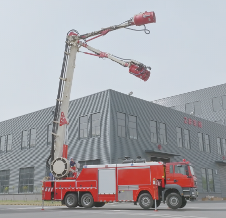 32M Multifunctional Tower Jet Fire Truck